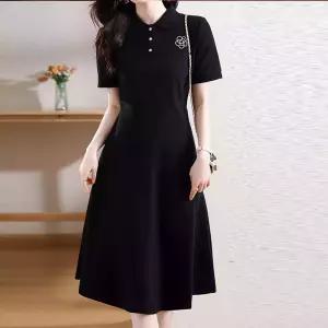 KARRA 버튼플레어원피스_A0183M