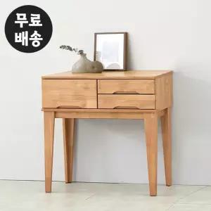 엔드 원목 콘솔 미니 테이블 현관(입식형/B형/800)