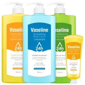 바세린 바디로션 대용량 고보습 1000ml 3개 + 60ml 1개