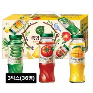 [웅진] 자연은 종합음료세트(알토망) 180ml x 36병 음료선물세트