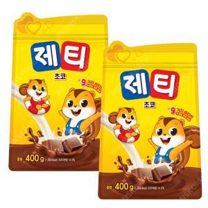 동서 제티 초코렛맛 400g 2개 리필형 초코파우더 분말 우유