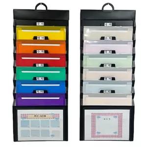 벽걸이 서류정리함 서류보관함 슬라이딩 아코디언 파일 서류가방 벽걸이파일