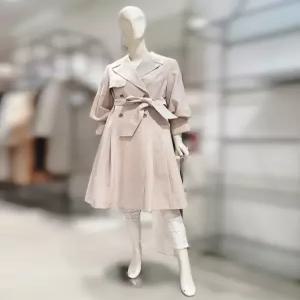 [SI] SI핀턱 퍼프소매 슬림 트렌치코트SINAB2610g