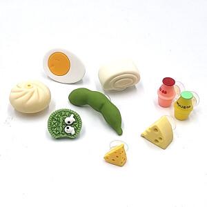 입체 캐릭터 신발 악세사리 젤리 버튼 5개 세트 (랜덤)