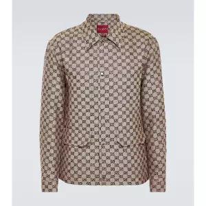 구찌 GG 리넨 블렌드 캔버스 재킷 TP547798261