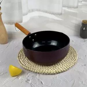 [퀸센스] 인덕션 냄비 세라믹 참편한 IH 편수 스텐 양은 함마톤 라면 이유식 가벼운 소스팬 22cm