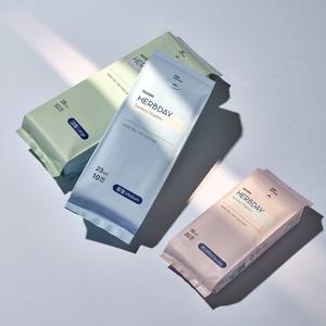 허브데이/최신제조일/식약처인증/공식판매몰/생리대/sample추가