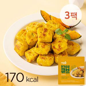 [아임닭] 닭가슴살 한입 큐브 단호박 100g 3팩