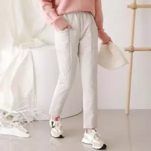 ONM 여성 방한 윈터 바지 패딩 따뜻 솜 여자 겨울 조거 팬