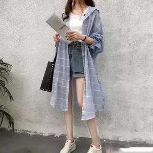 ONM 여자 톤다운 스타일 후드 롱셔츠 1P 고품질 간절기 긴