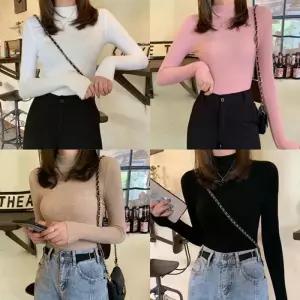 ONM 니트 베이직 롱니트 오버핏 티셔츠 여자니트티