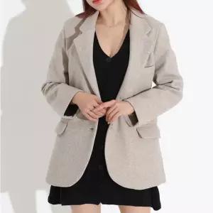 ONM 여자 간절기 스타일 모직 오버핏 자켓 고품질 봄가을