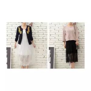 ONM 여자레이스원피스 1P 스타일 여성 나시 레이어드 고품