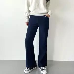 ONM 여자 부츠컷 스타일 융털기모 팬츠 1P 고품질 밴딩 편