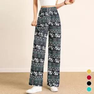 ONM 시원한 여름 태국 코끼리 밴딩 바지