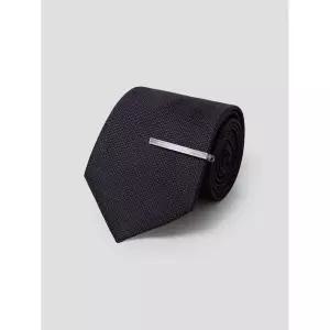 [로가디스] 실크 혼방 투톤 솔리드 슬림 타이(타이핀 SET)  와인 (MA5181RP2Z)