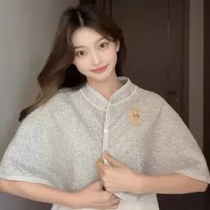 ONM 가볍게 입고 벗을 수 있는 어깨 따뜻한 다용도 케이프