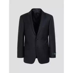 [갤럭시] [Prestige] 울 솔리드 레귤러핏 수트 재킷 - 차콜 그레이 (GA5101P114)