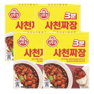 오뚜기 3분 사천짜장 200g 4개