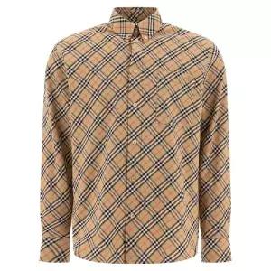 Burberry 체크 긴팔 셔츠 8104072 B9368 TP934670067