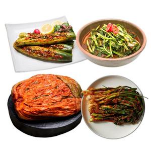 도미솔 왕비포기김치 5kg+열무김치2kg+오이통김치2kg+쪽파갓김치2kg(4종,11kg)