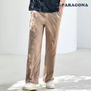 파라고나 남성 린넨 라이크 세미 와이드 밴딩 팬츠 M25LP102