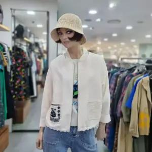 베네통/애플아울렛/목선 니트 배색 비엔스 점퍼/ BAJPA9531