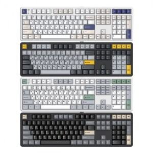 한성컴퓨터 GK798PRO 블루투스 유무선 기계식 게이밍 키보드 오션 화이트 (라벤더 또각)