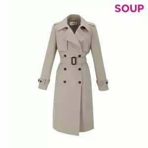 [숲]SOUP 정통 롱기장 트렌치코트_S SB2BB80