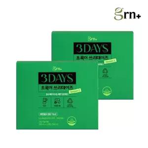 GRN 시즌2 초록이 쓰리데이즈 사과맛 3일 쾌변 다이어트 1+1 3+3일분)