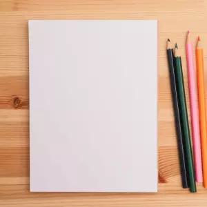 (100매 A4 청백색) 스케치 도화지/용지/종이/미술/수채화지/인쇄/제도/엽서지/카드지/스케치북/프린트