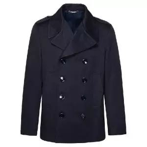 Dolce Gabbana 더블 브레스티드 피 코트 G041VTFU3HO B0665 TP934823546