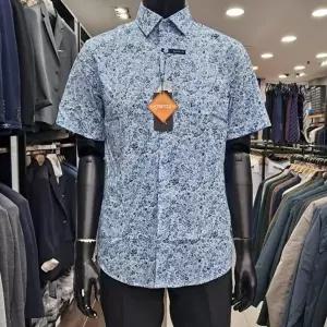 런던포그 HL01 꽃무늬 프린트 반팔 남방 프린트 반팔 남방셔츠 Lpa3a...