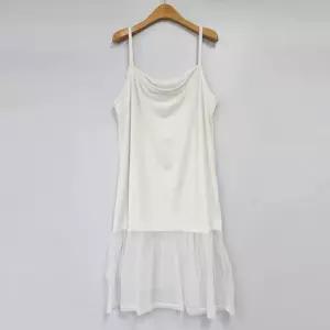 빅사이즈 502 소프트끈나시망사원피스 DRAT753