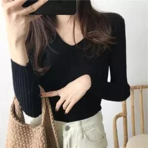 ONM 브이넥 골지니트 BJJ12N0G 램스울 조끼 니트 울