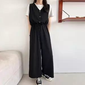 빅사이즈 502 데이와이드스냅점프슈트 DART780