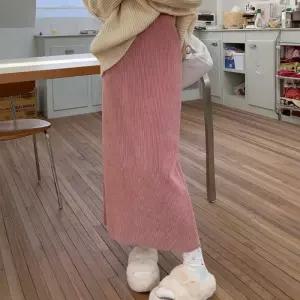 ONM 롱밴딩스커트 겨울 코듀로이 롱치마 출근룩 여행룩