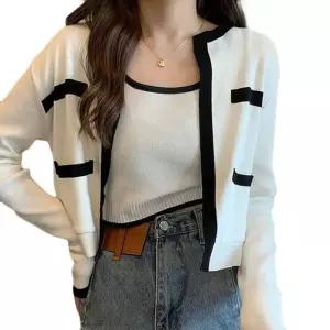 ONM 여성 나시 가디건 세트 데일리 크롭 니트 겉옷