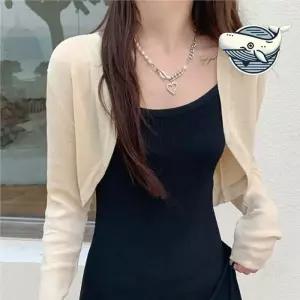 ONM 여름용 얇은 가디건 간절기 필수 볼레로 커버업