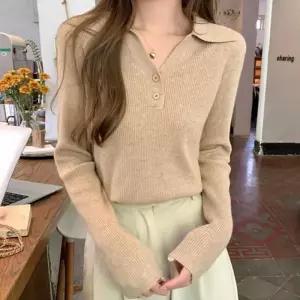 ONM 대학생 베이직 티 롱니트 여성니트 루즈핏 라운드 봄