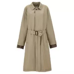 Maison Margiela 싱글 브레스티드 트렌치코트 S50AH0132S54694 801 TP934873392