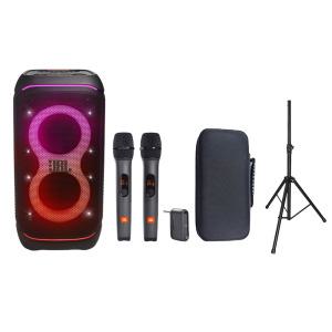 JBL PARTYBOX STAGE 320 제이비엘 파티박스320+2채널 마이크 AS3+마이크파우치+스피커스탠드