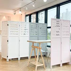 디모토 빈티지 모던 잎새 1600 원목 인테리어 파티션 인테리어 까페 칸막이 가벽 접이식