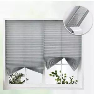 [설치간편 종이커튼] 붙이는 블라인드 햇빛차단 원룸 창문가리개 암막커튼