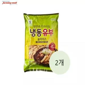 [보금푸드] 대림 냉동 냉동유부 슬라이스 1000g x 2개