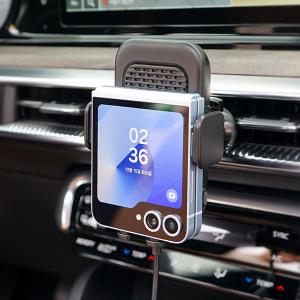 갤럭시 Z 플립 차량용 무선 충전 거치대 나비 플립젯 NV100-DCC1