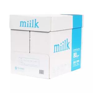 한국제지 밀크 복사용지 A4 (80g) 1BOX 2500매