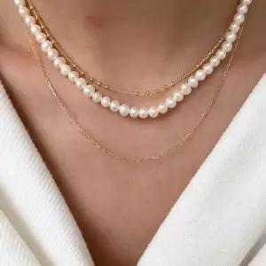 실버925 담수진주 목걸이 실버 심플 화려한