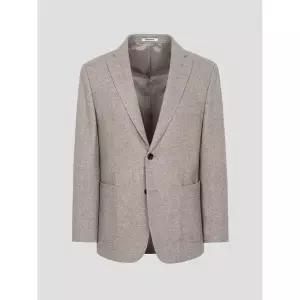 [로가디스] 울 캐시미어 혼방 헤링본 패턴 재킷  베이지 (RX5911N62A)