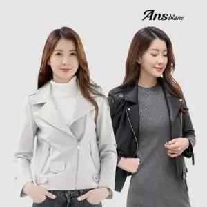 [앙스블랑] 이태리 수입 프라임 리얼 양가죽 숏 라이더 자켓 312